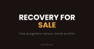 Recovery for sale: free programs versus rehab profits
