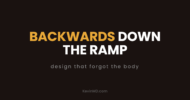 Backwards down the ramp