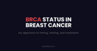 BRCA mutation status in breast cancer: My approach to timing, testing and treatment