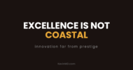 Excellence is not coastal: innovation far from prestige