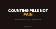 Counting pills not pain: opioid settlement programs