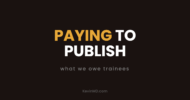 Paying to publish: what we owe trainees