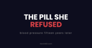 The pill she refused: blood pressure fifteen years later