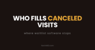 Who fills canceled visits: where waitlist software stops