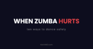 When Zumba hurts
